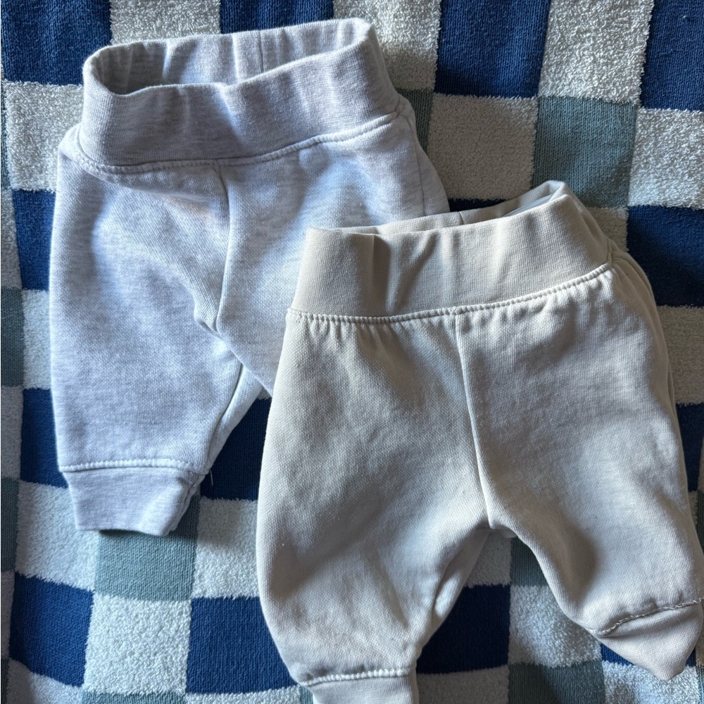 Dopo dopo Cozy Kids Sweatpants Set - Gray & Cream